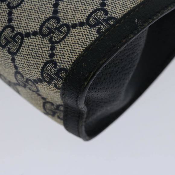 GUCCI GG Supreme Sherry Line Clutch Bag PVC Navy Red 89 01 032 Auth 66429 - Picture 16 of 16